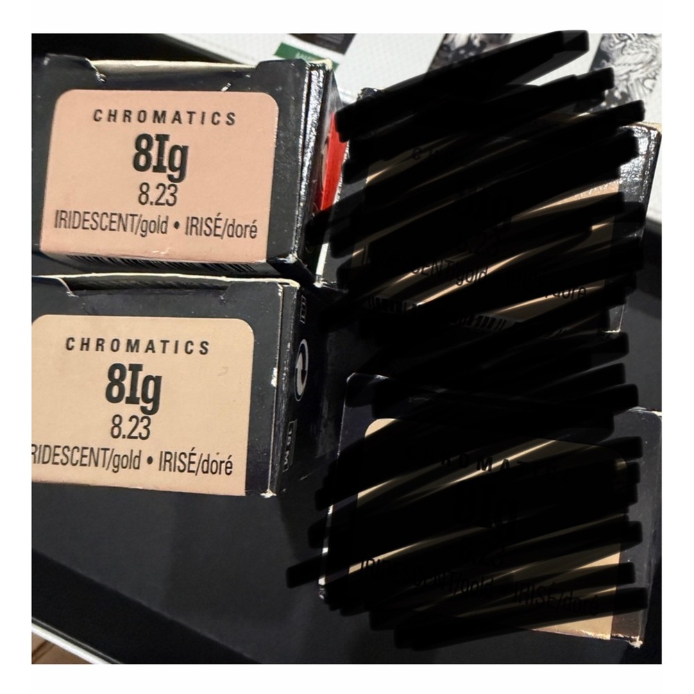 Redken Chromatics‎ 8Ig 8.23 Iridescent Gold Permanent Hair Color Lot of 2 Boxes